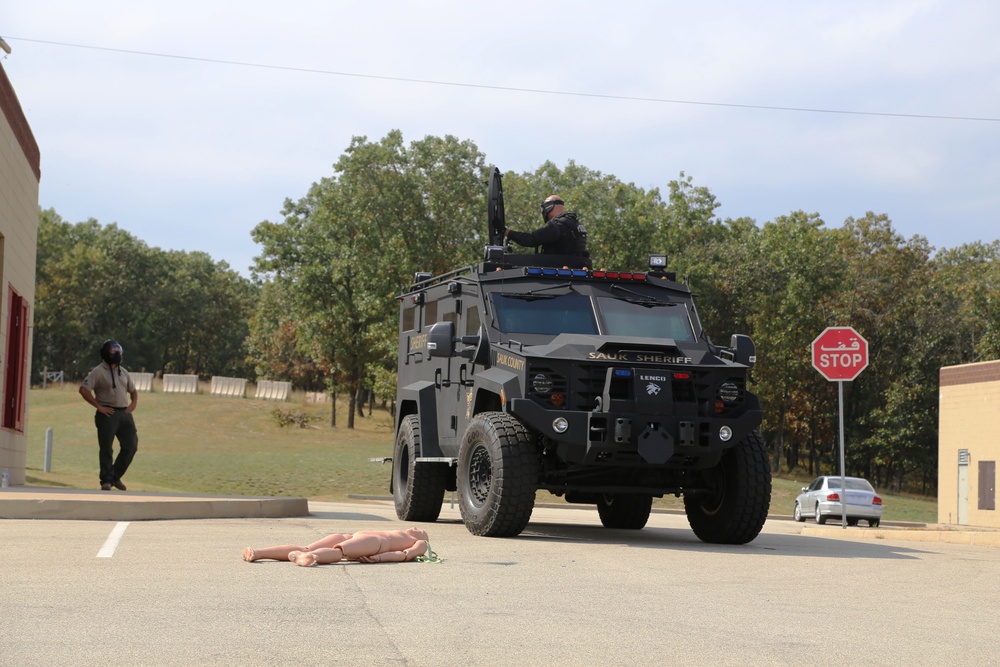 Multiple law-enforcement agencies train at Fort McCoy’s CACTF