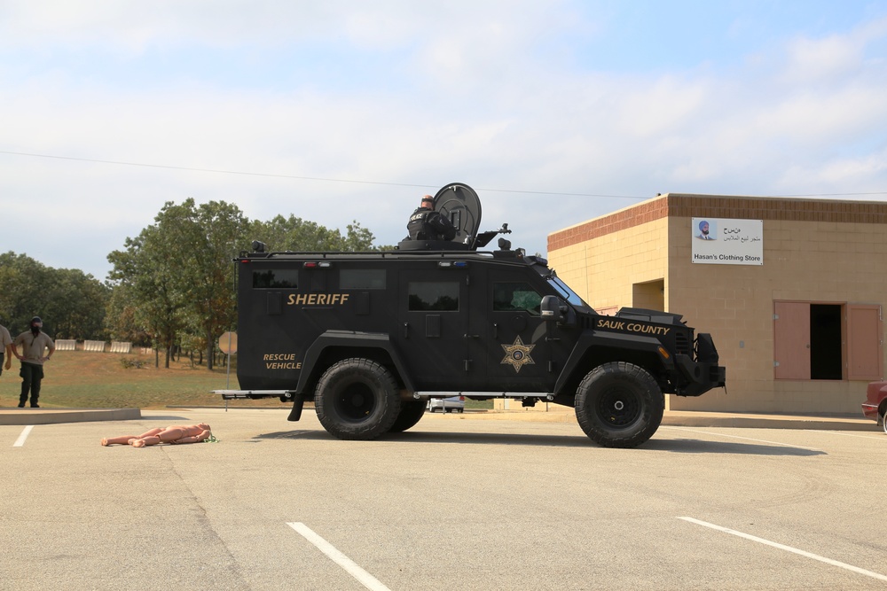 Multiple law-enforcement agencies train at Fort McCoy’s CACTF