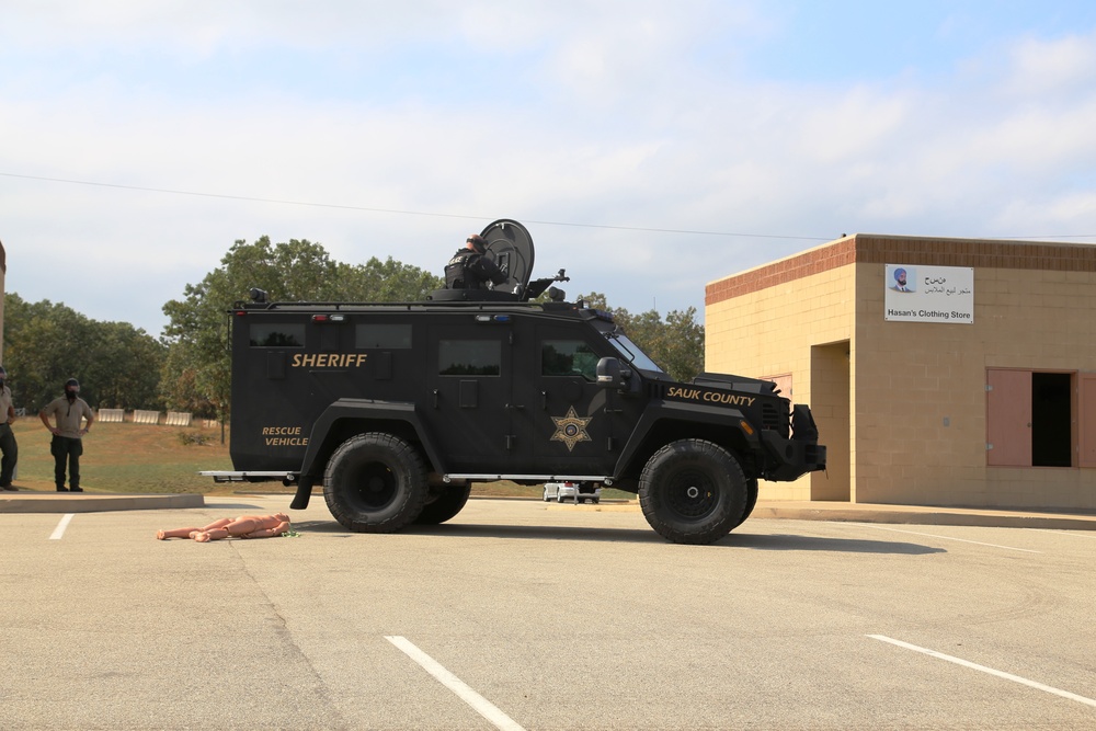 Multiple law-enforcement agencies train at Fort McCoy’s CACTF