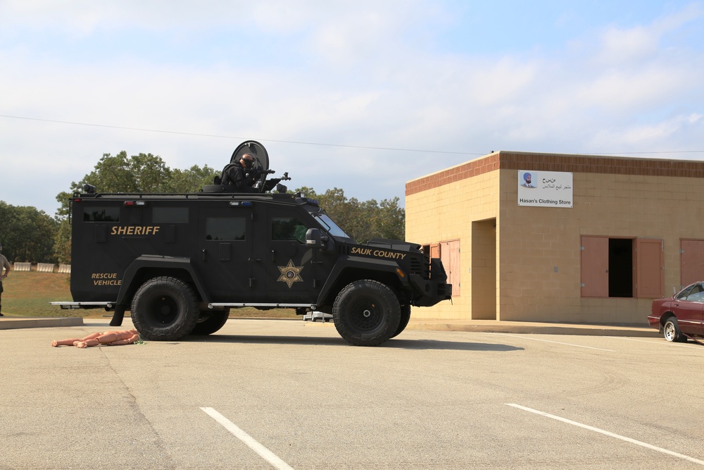 Multiple law-enforcement agencies train at Fort McCoy’s CACTF