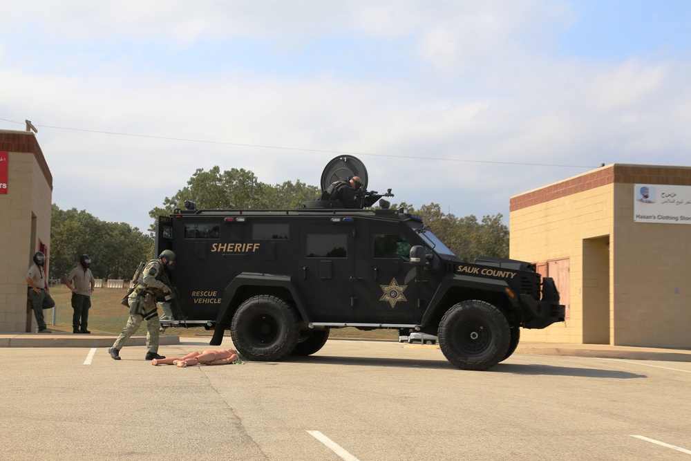 Multiple law-enforcement agencies train at Fort McCoy’s CACTF