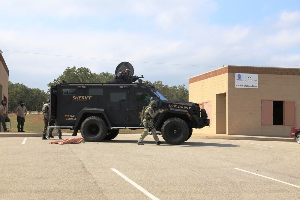 Multiple law-enforcement agencies train at Fort McCoy’s CACTF