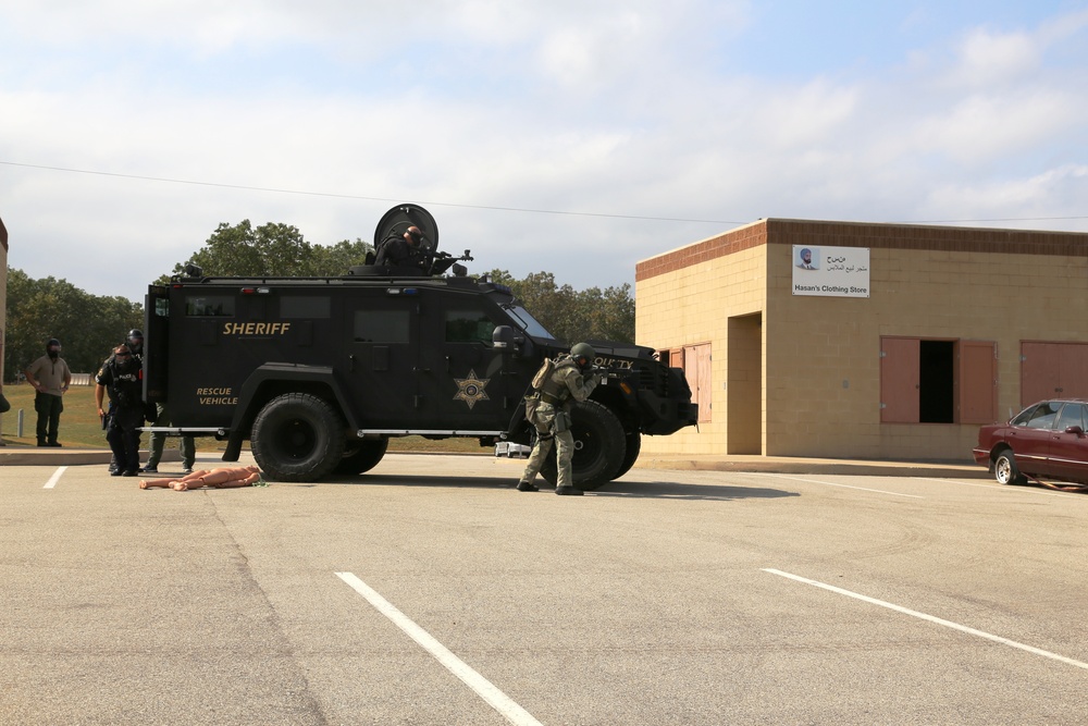 Multiple law-enforcement agencies train at Fort McCoy’s CACTF