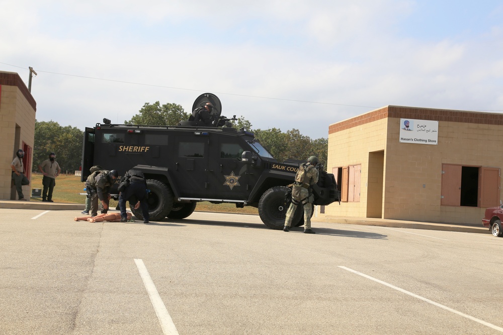 Multiple law-enforcement agencies train at Fort McCoy’s CACTF