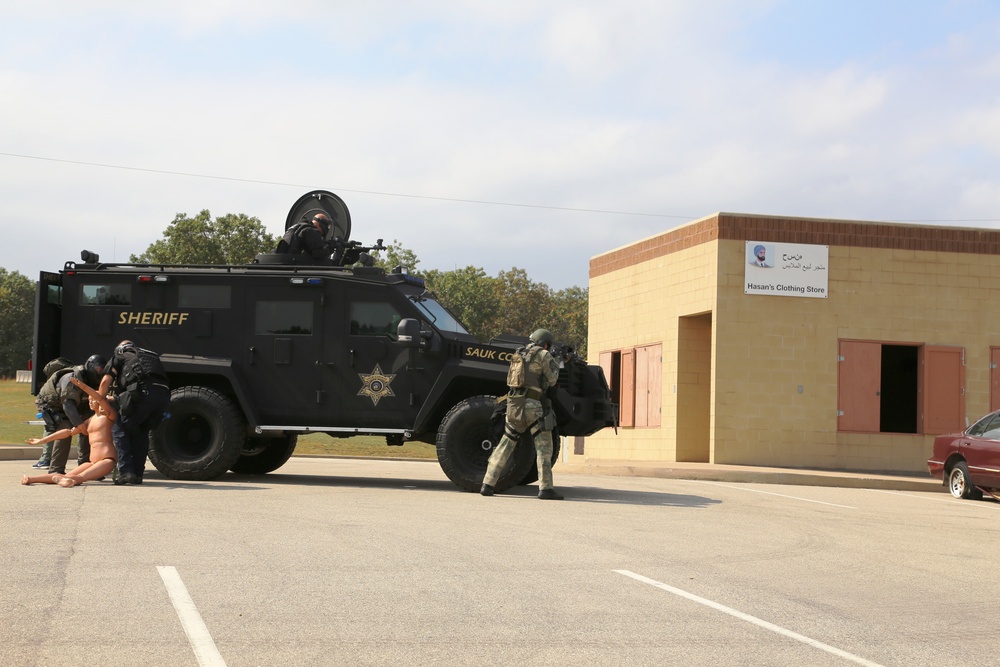 Multiple law-enforcement agencies train at Fort McCoy’s CACTF