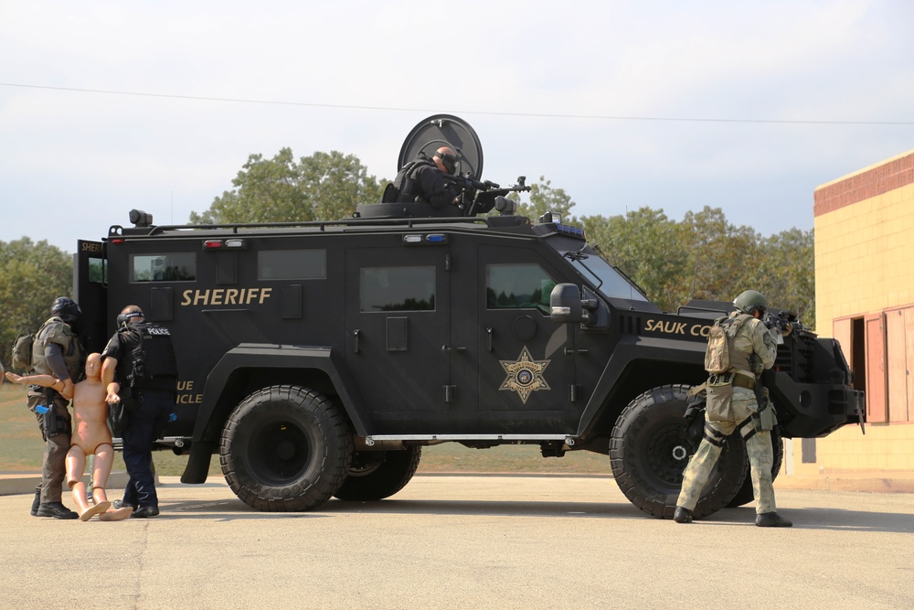 Multiple law-enforcement agencies train at Fort McCoy’s CACTF