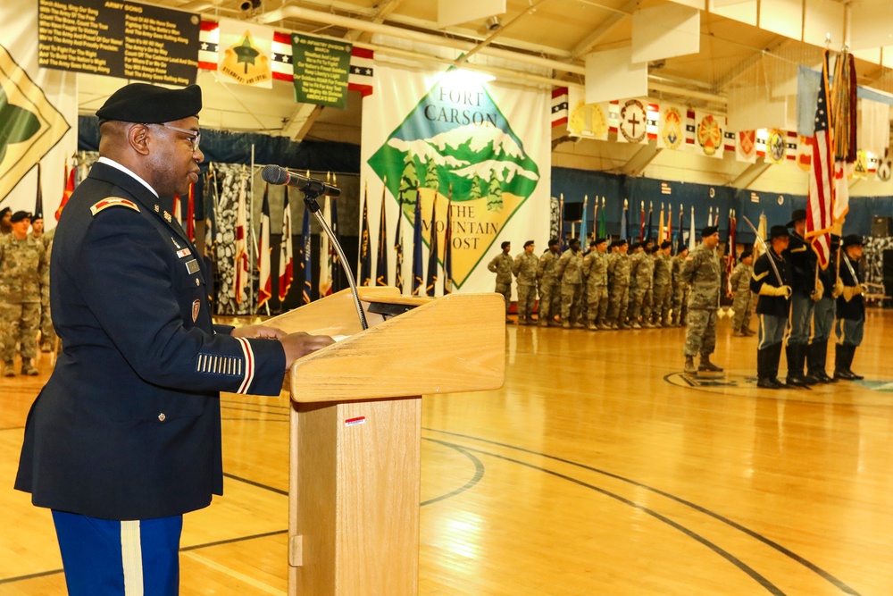 Fort Carson Post Retirement Ceremony