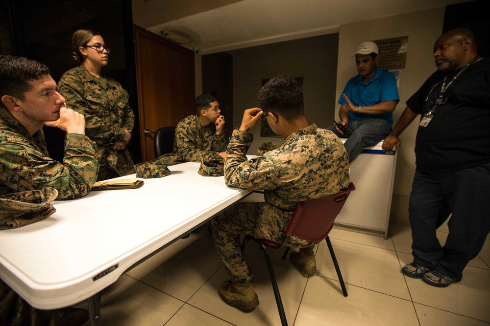 26th MEU Marines, Navy corpsmen reassess hospitals needs in Puerto Rico