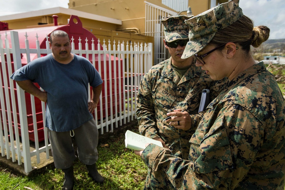 26th MEU Marines, Navy corpsmen reassess hospitals needs in Puerto Rico