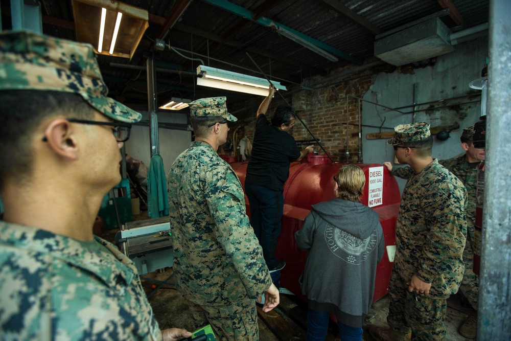 26th MEU Marines, Navy corpsmen reassess hospitals needs in Puerto Rico