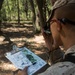 Marine recruits practice land navigation on Parris Island