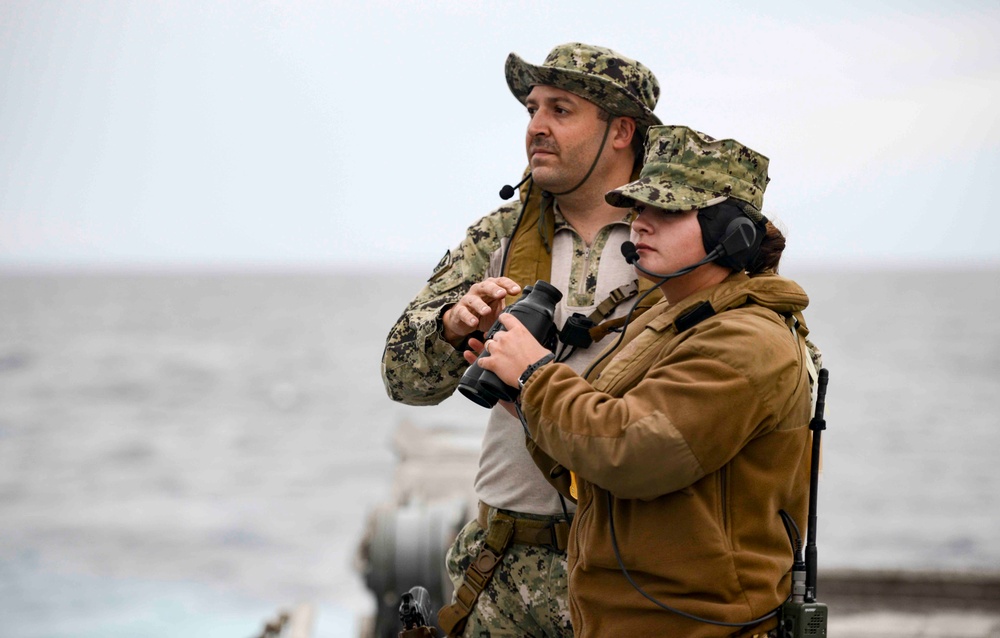 USNS Spearhead Assists in Search and Rescue for Crashed Plane Survivors