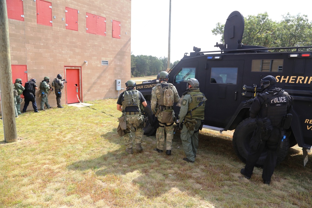 Multiple law-enforcement agencies train at Fort McCoy’s CACTF