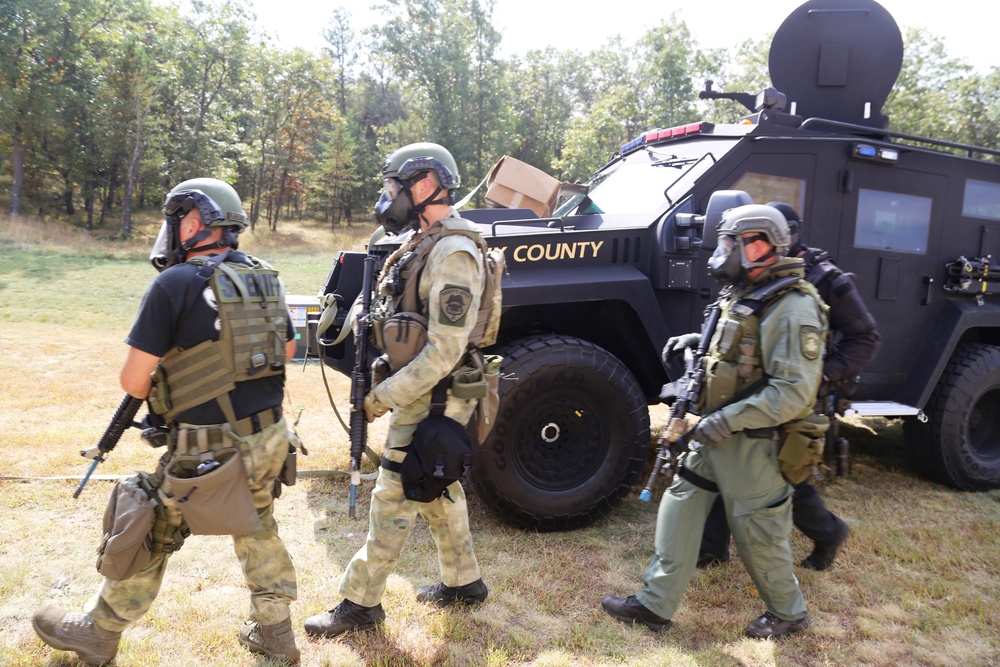 Multiple law-enforcement agencies train at Fort McCoy’s CACTF