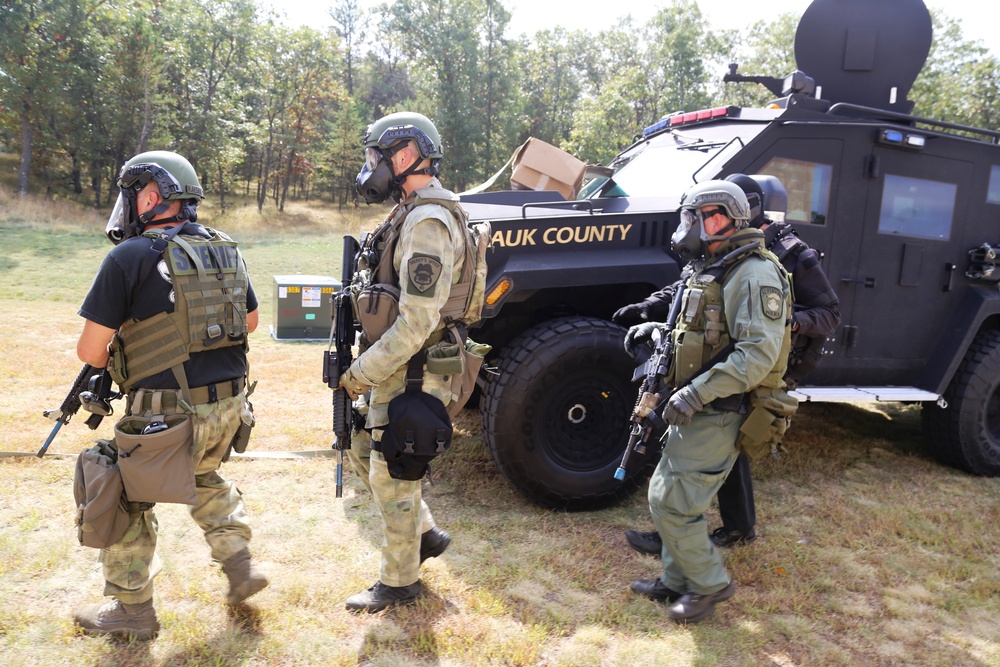 Multiple law-enforcement agencies train at Fort McCoy’s CACTF