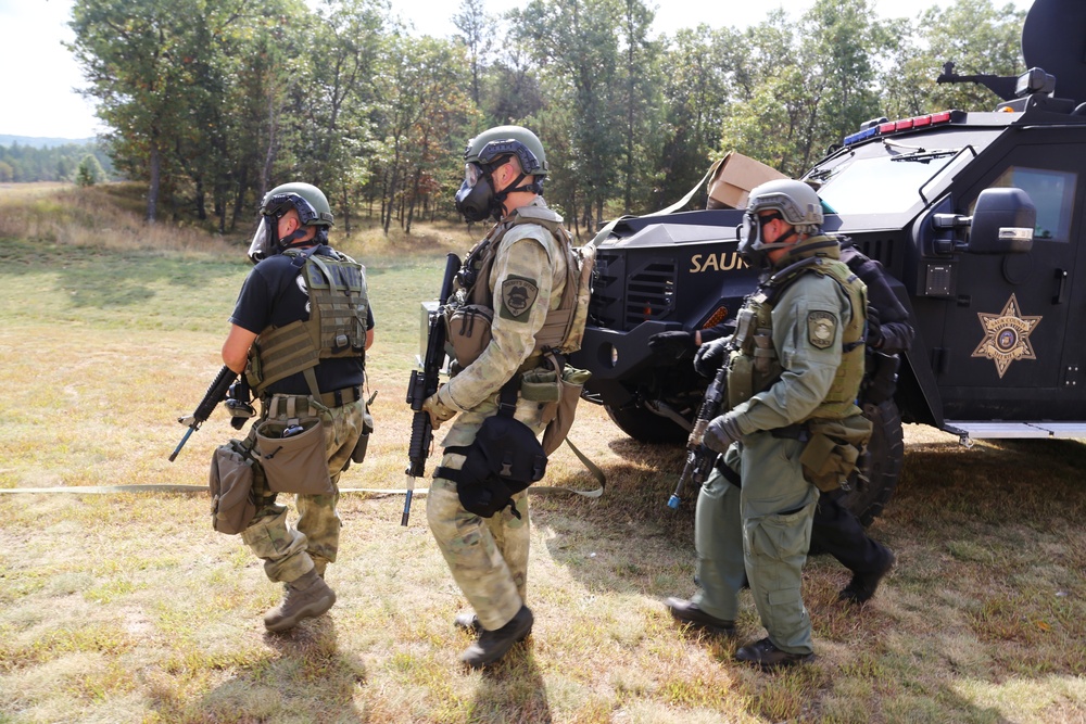 Multiple law-enforcement agencies train at Fort McCoy’s CACTF