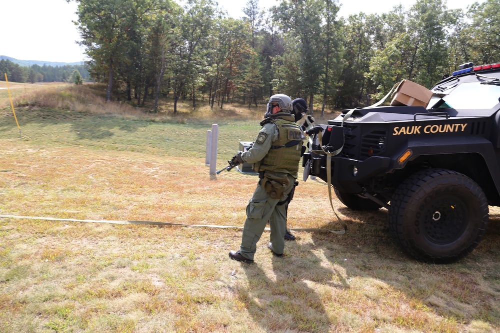 Multiple law-enforcement agencies train at Fort McCoy’s CACTF