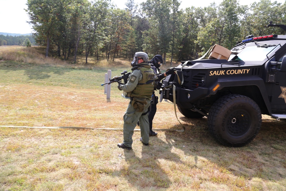 Multiple law-enforcement agencies train at Fort McCoy’s CACTF