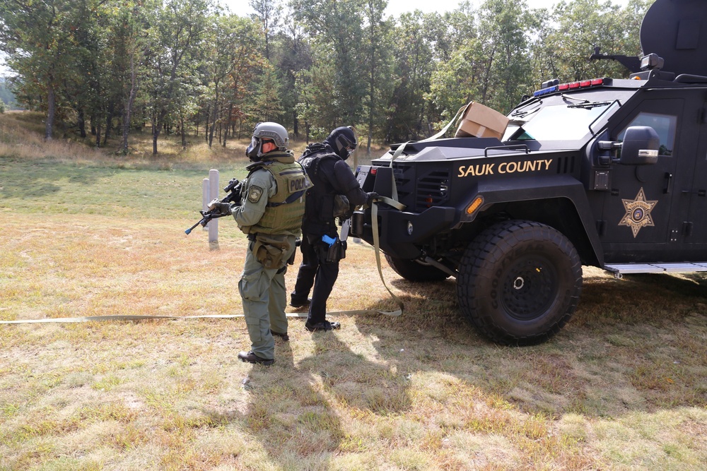 Multiple law-enforcement agencies train at Fort McCoy’s CACTF