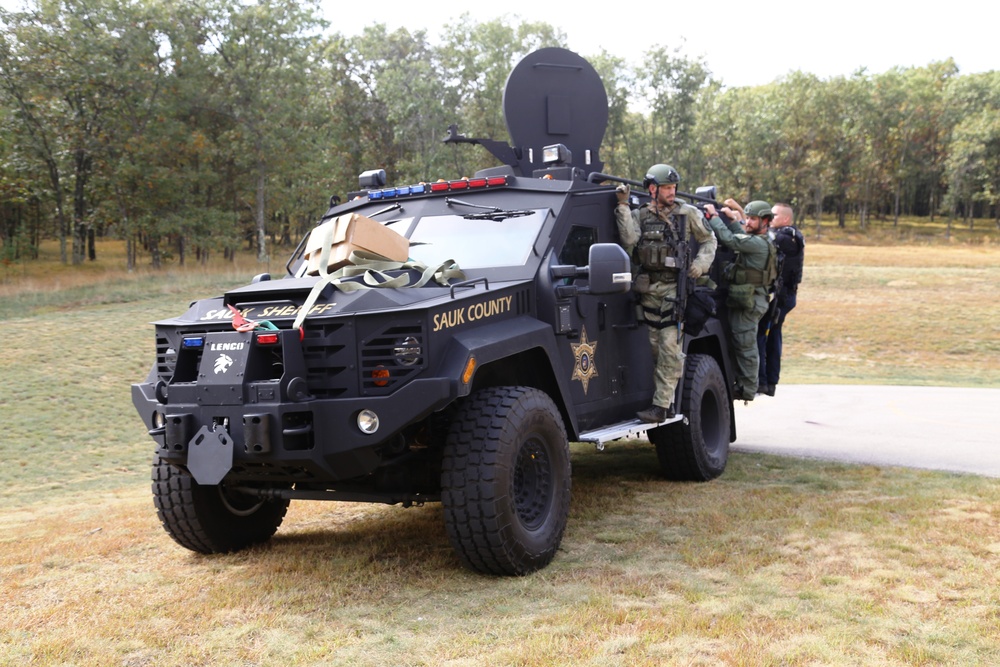 Multiple law-enforcement agencies train at Fort McCoy’s CACTF