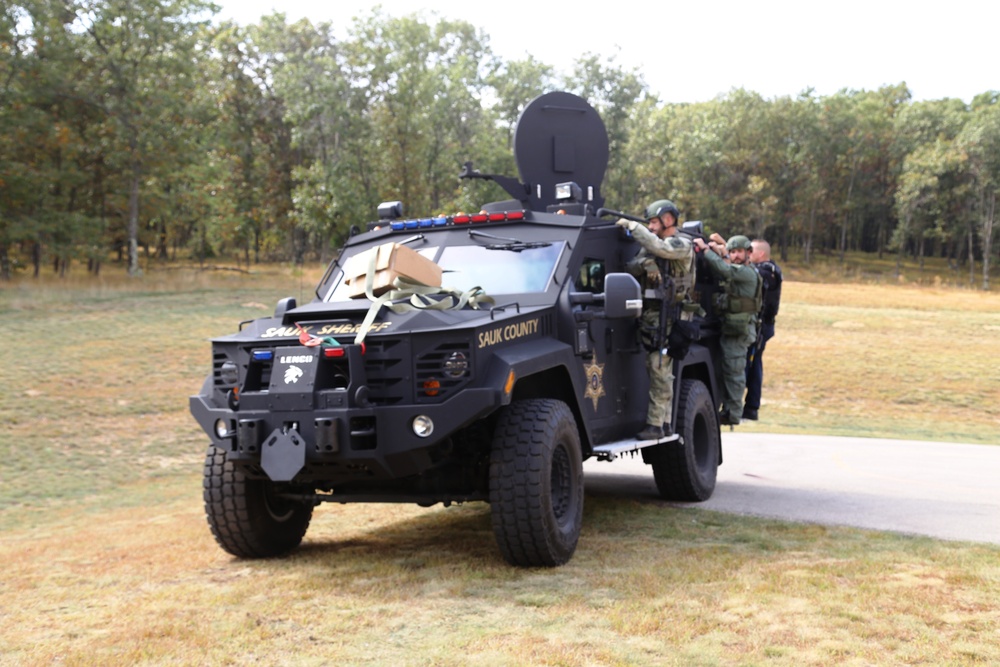 Multiple law-enforcement agencies train at Fort McCoy’s CACTF