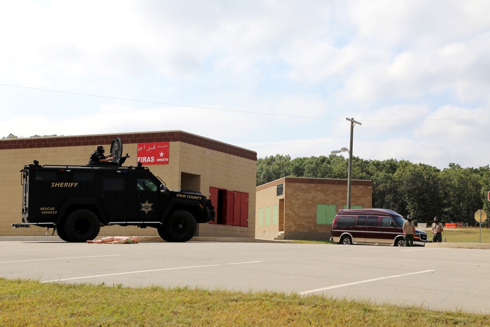 Multiple law-enforcement agencies train at Fort McCoy’s CACTF