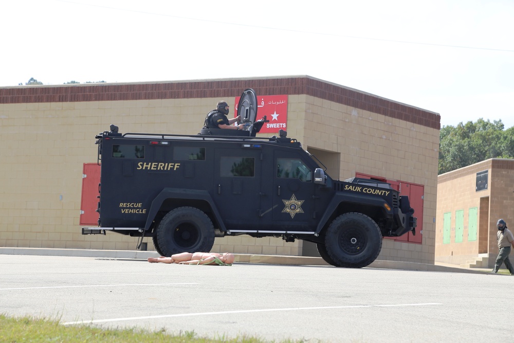 Multiple law-enforcement agencies train at Fort McCoy’s CACTF