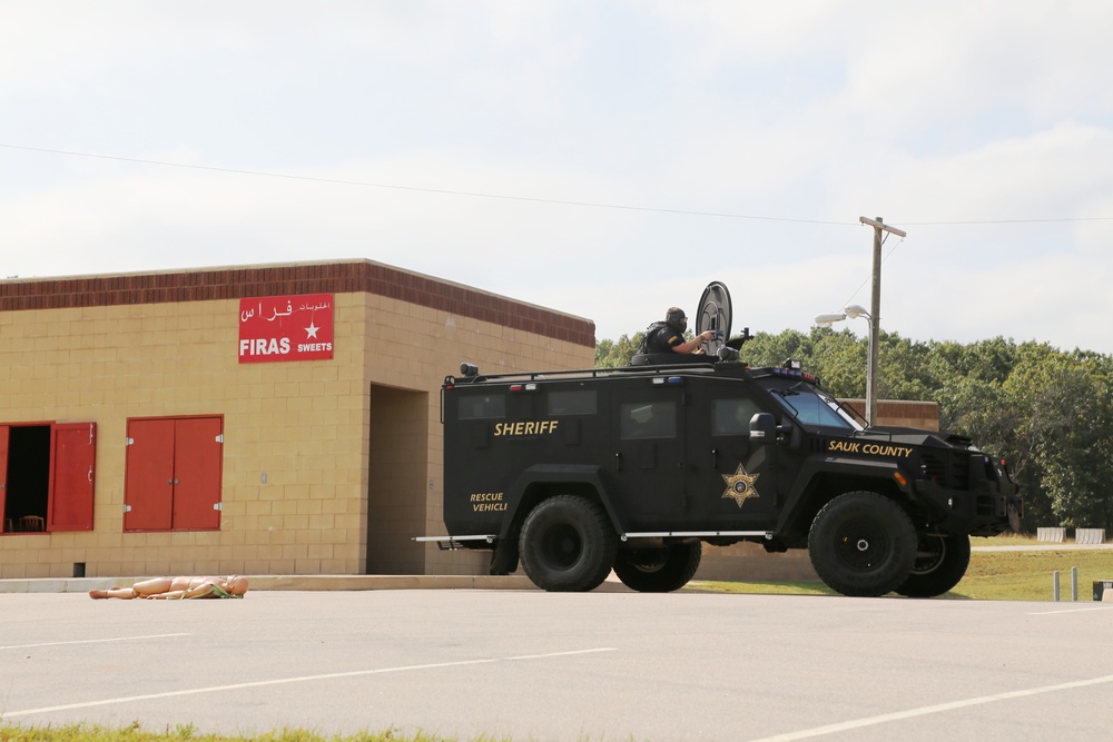 Multiple law-enforcement agencies train at Fort McCoy’s CACTF