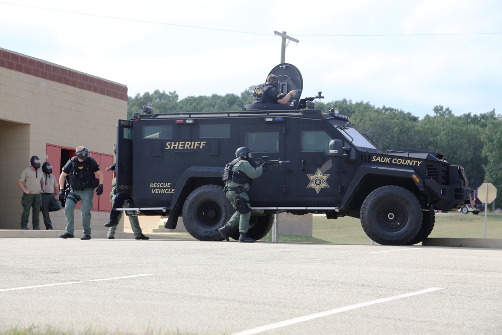 Multiple law-enforcement agencies train at Fort McCoy’s CACTF