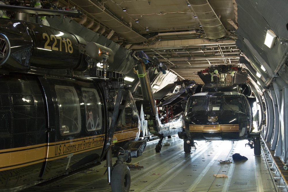 CBP deploys additional Black Hawk Helicopters to Puerto Rico to aid in Humanitarian Relief