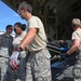 FEMA loads relief supplies on C-17 at Dobbins