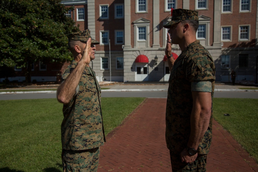 Staff Sgt. Jeramey D. Mielke's Promotion Ceremony