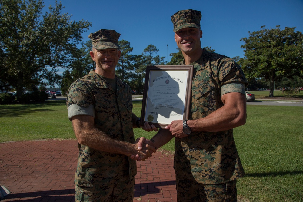 Staff Sgt. Jeramey D. Mielke's Promotion Ceremony