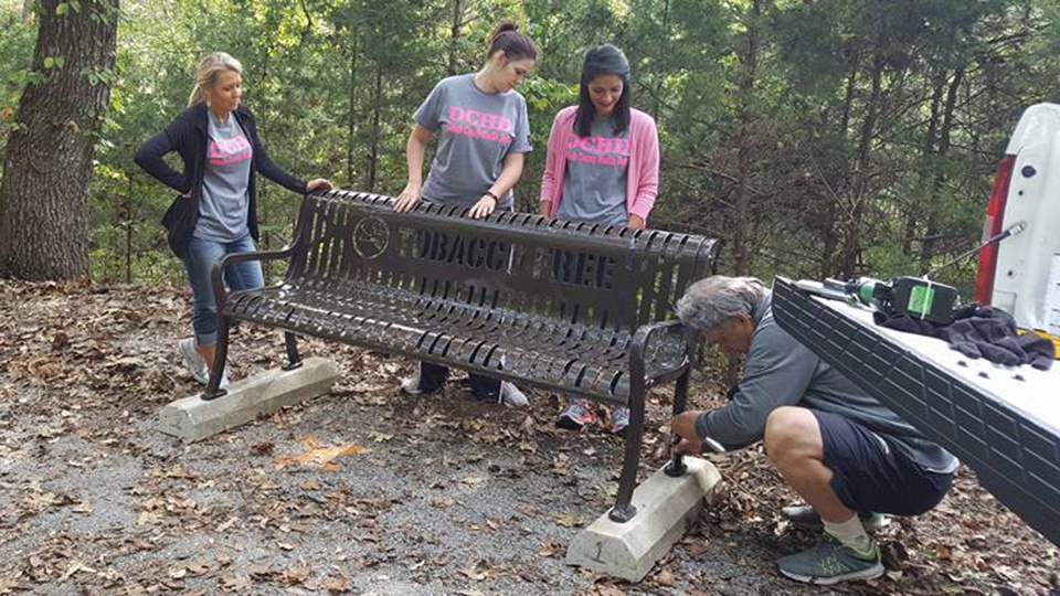 Center Hill Lake volunteers convert campground into tobacco-free trail