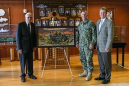 CEC/Seabee Historical Foundation donate painting to NECC