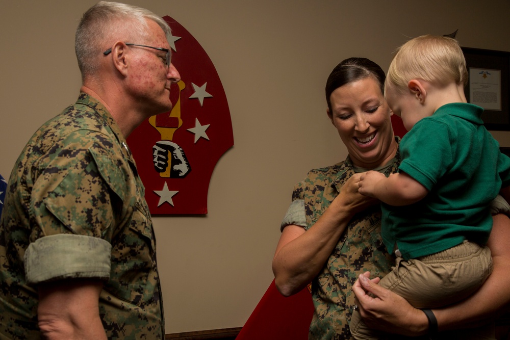 Lt. Col. Sarah B. Lenz's Promotion Ceremony