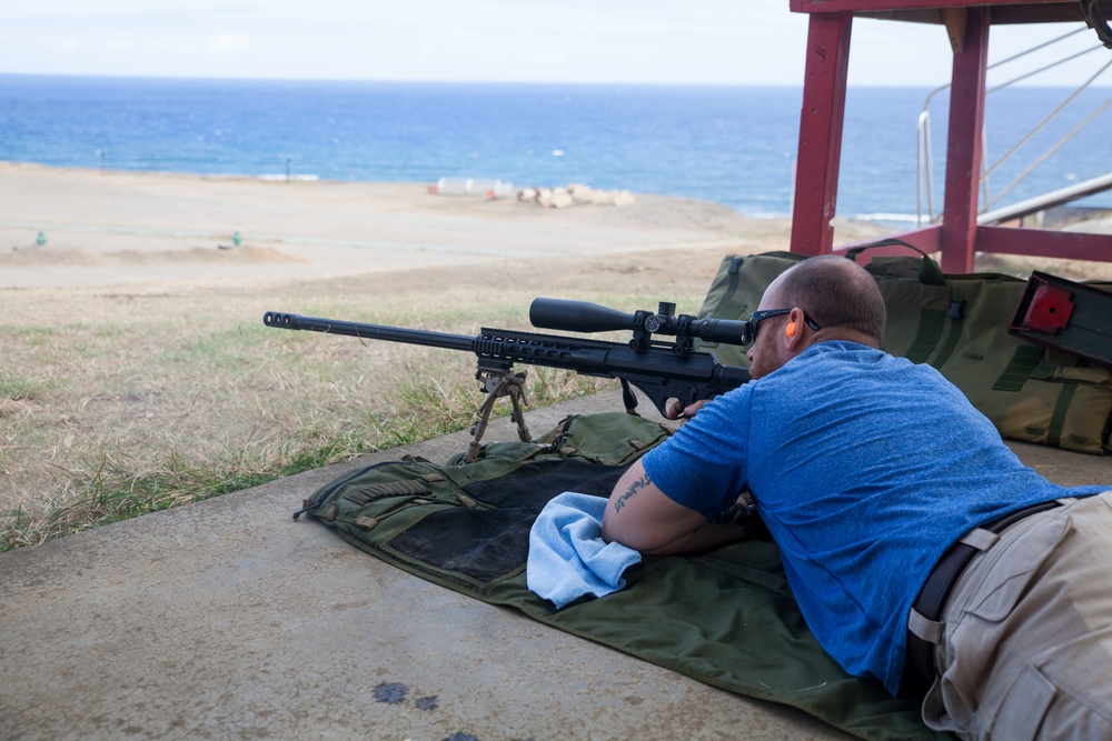 Lock and loaded: MCBH personnel bring out firearms for monthly shoot