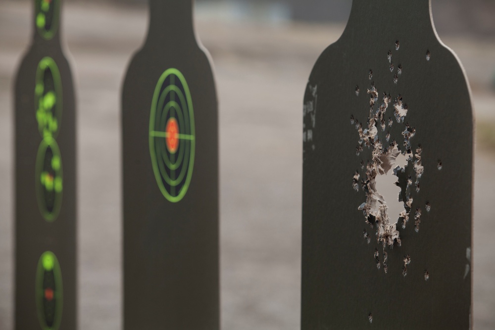 Lock and loaded: MCBH personnel bring out firearms for monthly shoot
