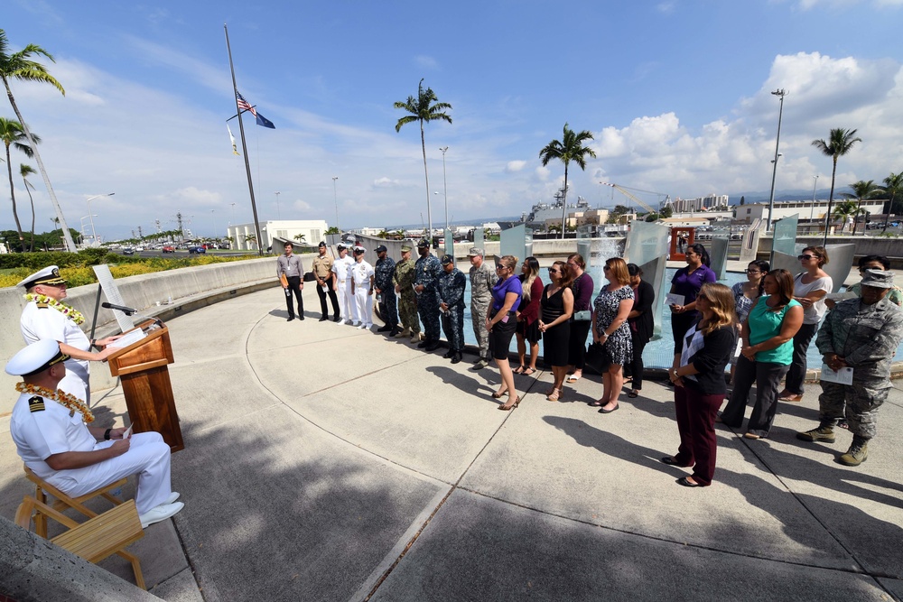 Domestic Violence Awareness Month Proclamation Signing Held at Joint Base Pearl Harbor-Hickam