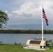 USS Nevada Memorial at half-mast