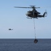 USS San Diego (LPD 22) UH-1Y Venoms Conduct Vertical Replenishment