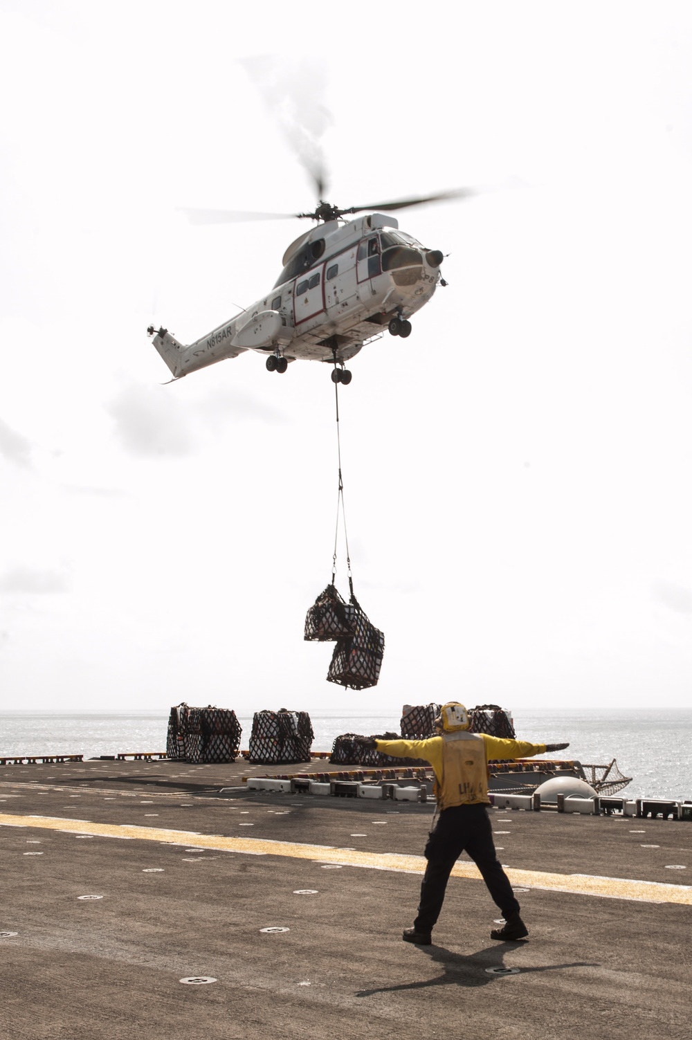 USS America conducts RAS with USNS Patuxent