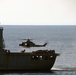 USS San Diego VERTREP with USNS Leroy Grumman