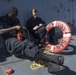 USS San Diego (LPD 22) Sailors Conduct Maintenence