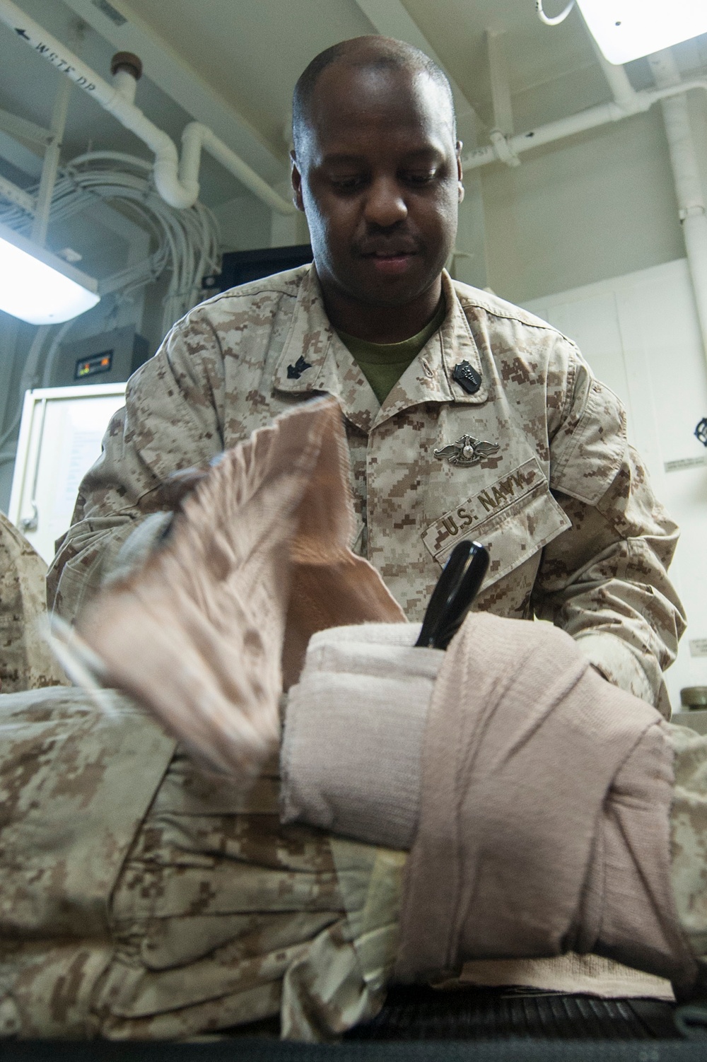 USS America conducts mass casualty drill