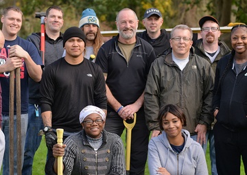 Team Mildenhall volunteers at National Autistic Society