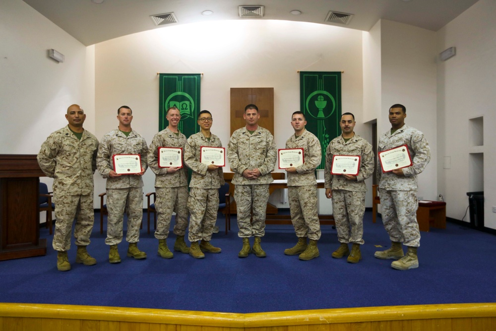 TF 51/5 Marines graduate Career Course Seminar