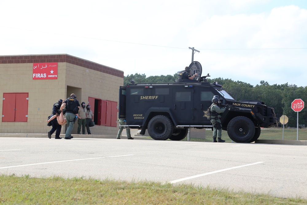 Multiple law-enforcement agencies train at Fort McCoy’s CACTF