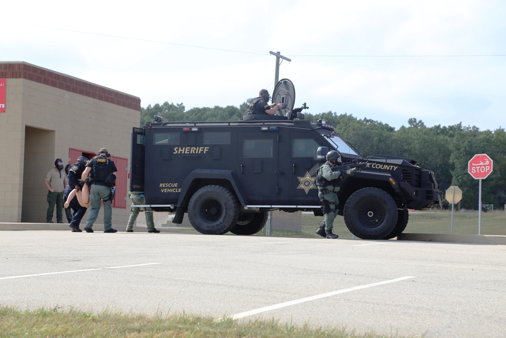 Multiple law-enforcement agencies train at Fort McCoy’s CACTF