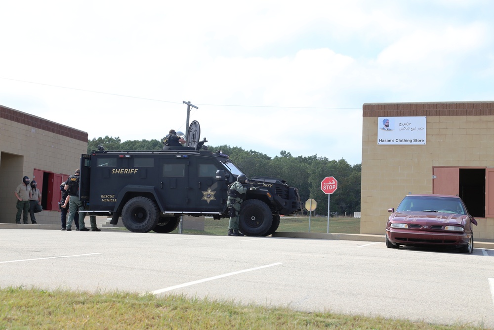 Multiple law-enforcement agencies train at Fort McCoy’s CACTF